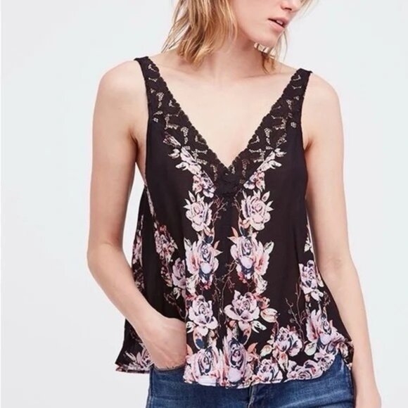 NWT Free People Intimately Morning Rose Cami Size S - Picture 1 of 6